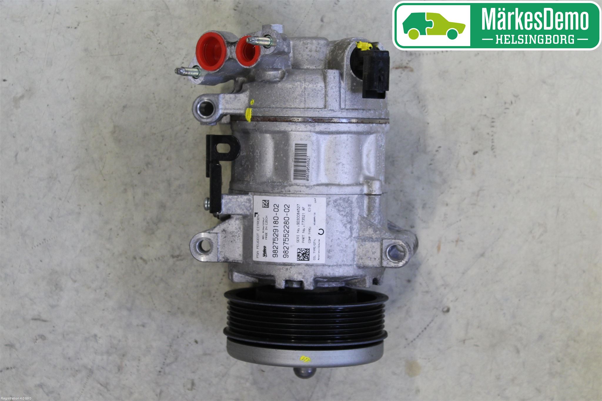 Peugeot 308 14-21 Varme Ac Kompressor