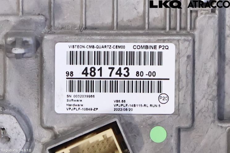 Peugeot 2008/E-2008 20- Instr Kombinert