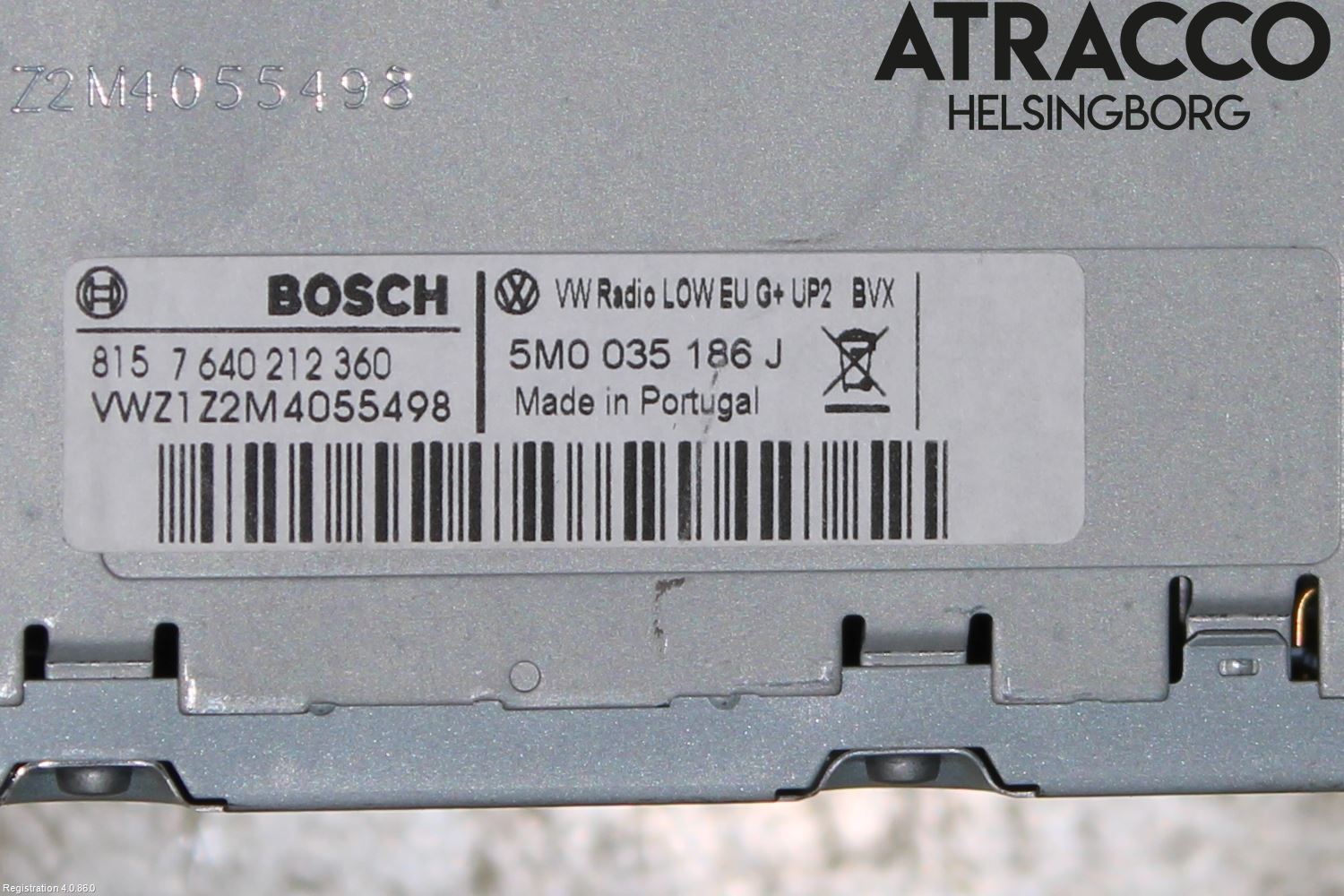 Volkswagen VW TRANSP/CARAVELLE (T5) 04-15 Stereo Radio Med Cd