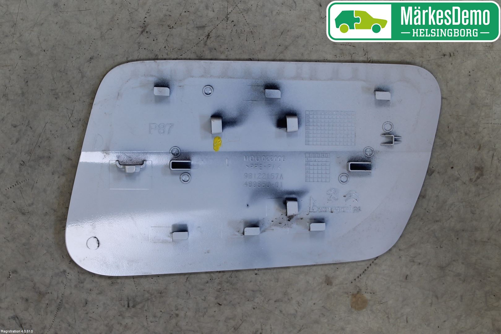 Peugeot 5008 17-24 Drivstoff Tankluke