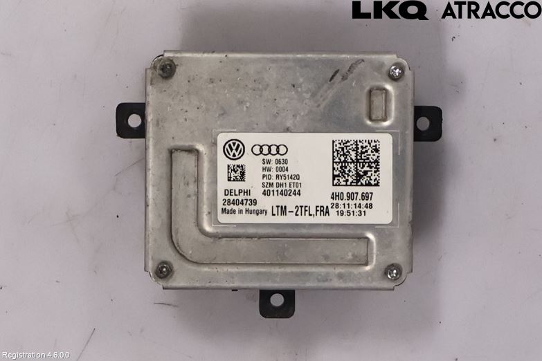 Audi A8/S8 4H 10-17 Styreenhet Xenon