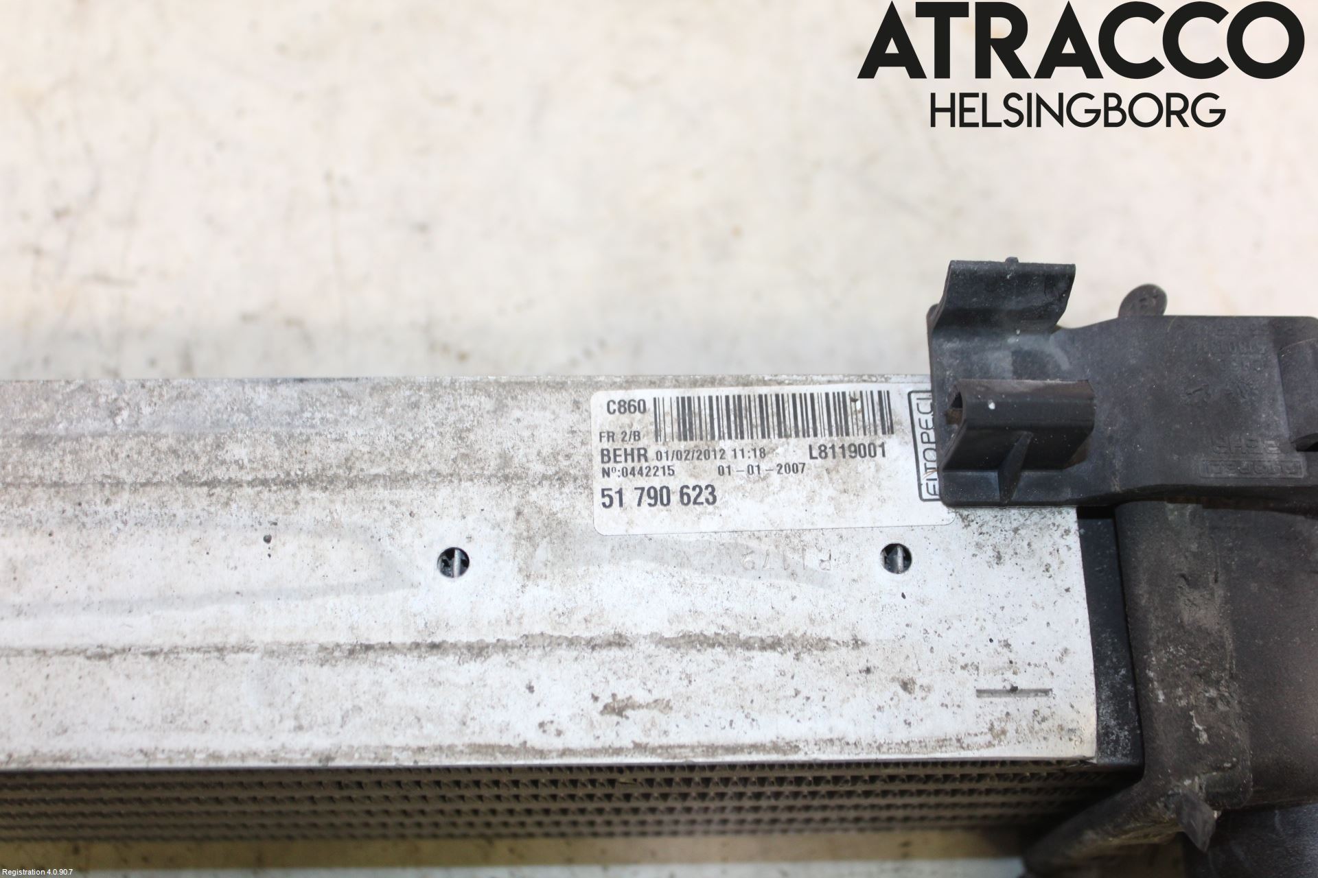 Fiat FIORINO Intercooler Radiator