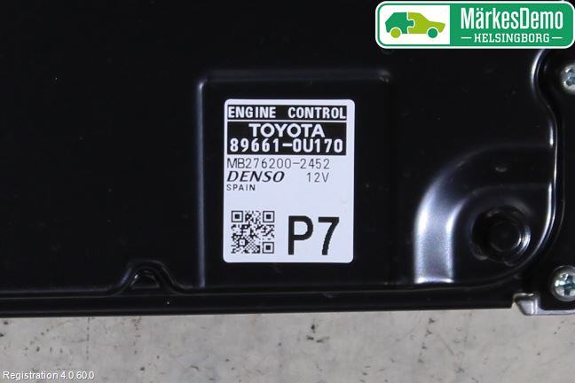 Toyota YARIS XP130 15-20 Styreenhet Innsprøytning