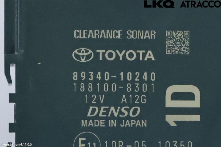 Toyota C-HR 24- Styreenhet Parkering