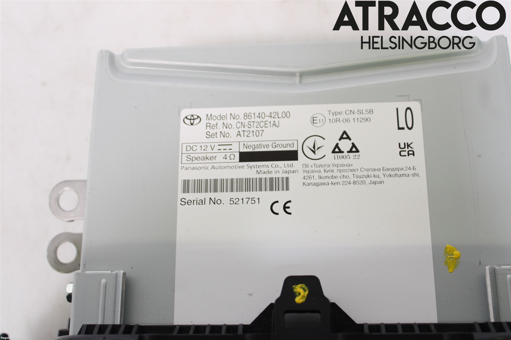 Toyota RAV4 19- Stereo Radio Med Cd
