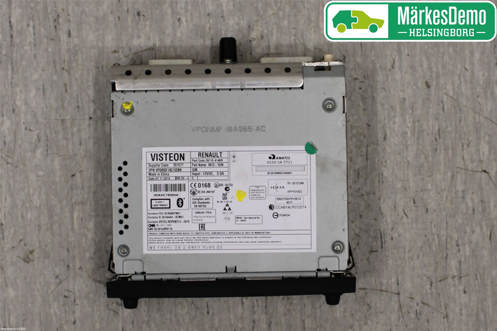 Nissan NV400 12-24 Stereo Radio Med Cd