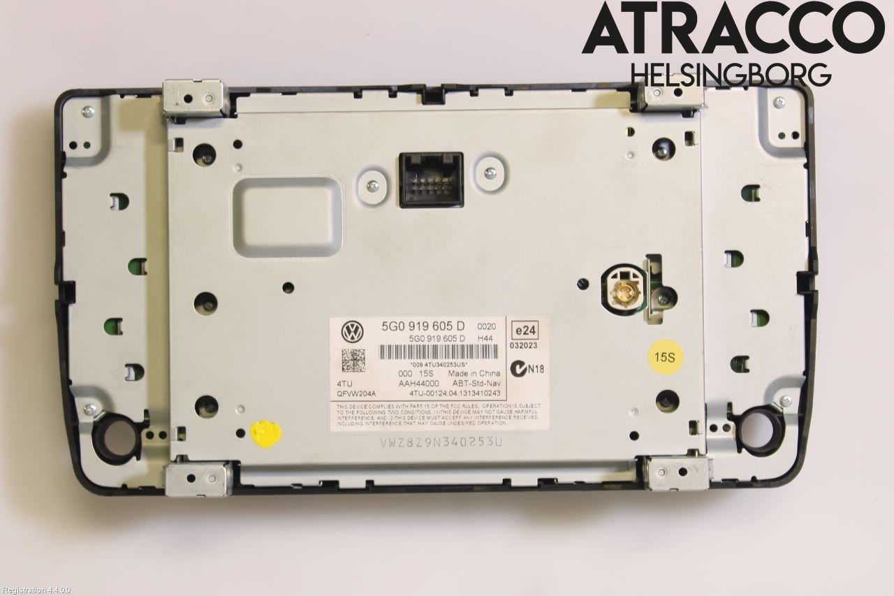 Volkswagen VW GOLF / E-GOLF VII 13-20 Multifunktionsdisplay