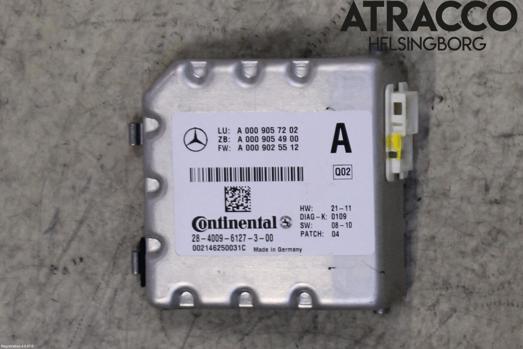 Mercedes-Benz MB CLA-KLASS (C117/X117) 13-19 Sensor Kollisjonsbeskyttelse