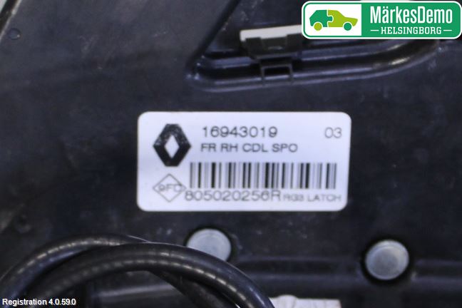 Renault MEGANE IV 16-23 Sentrallåsmotor Høyre