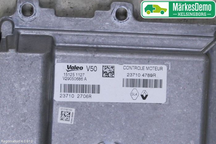 Renault CLIO IV 12-16 Styreenhet Innsprøytning