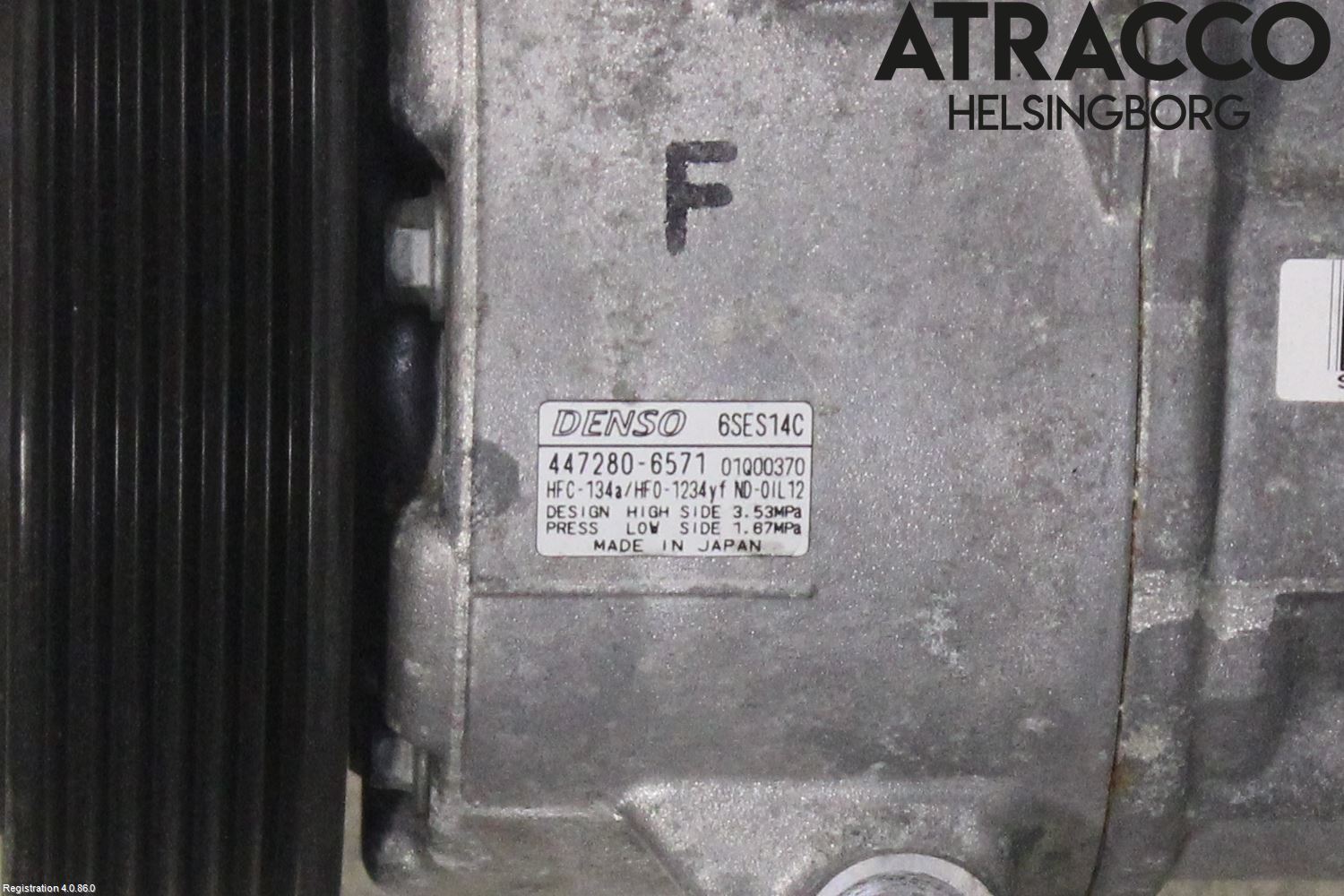 Toyota AURIS 13-19 Varme Ac Kompressor