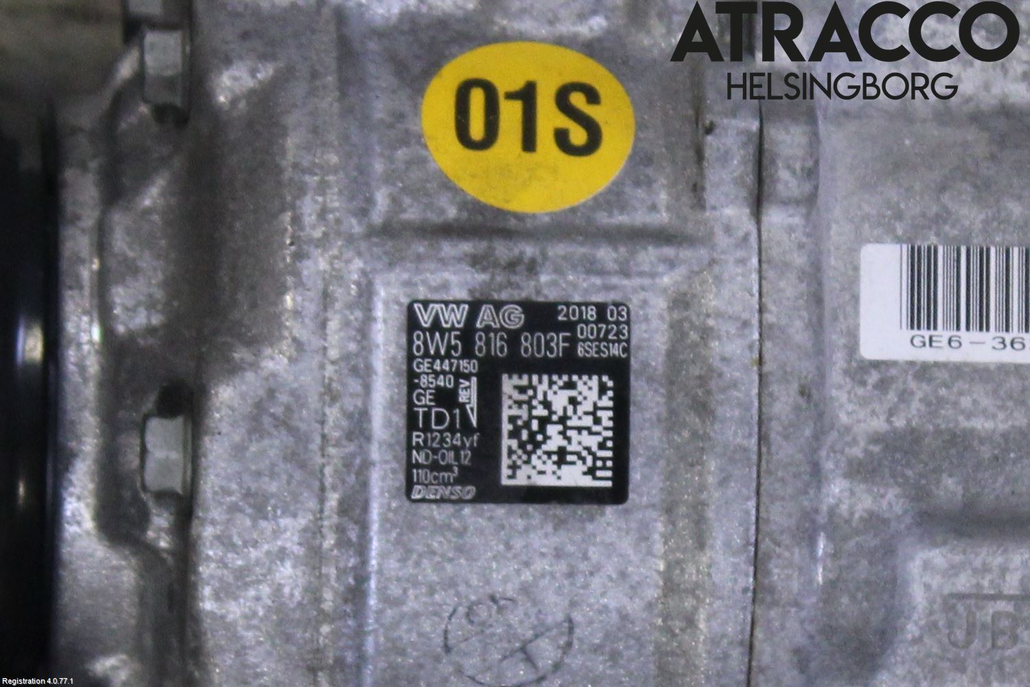 Audi A5 17- Varme Ac Kompressor