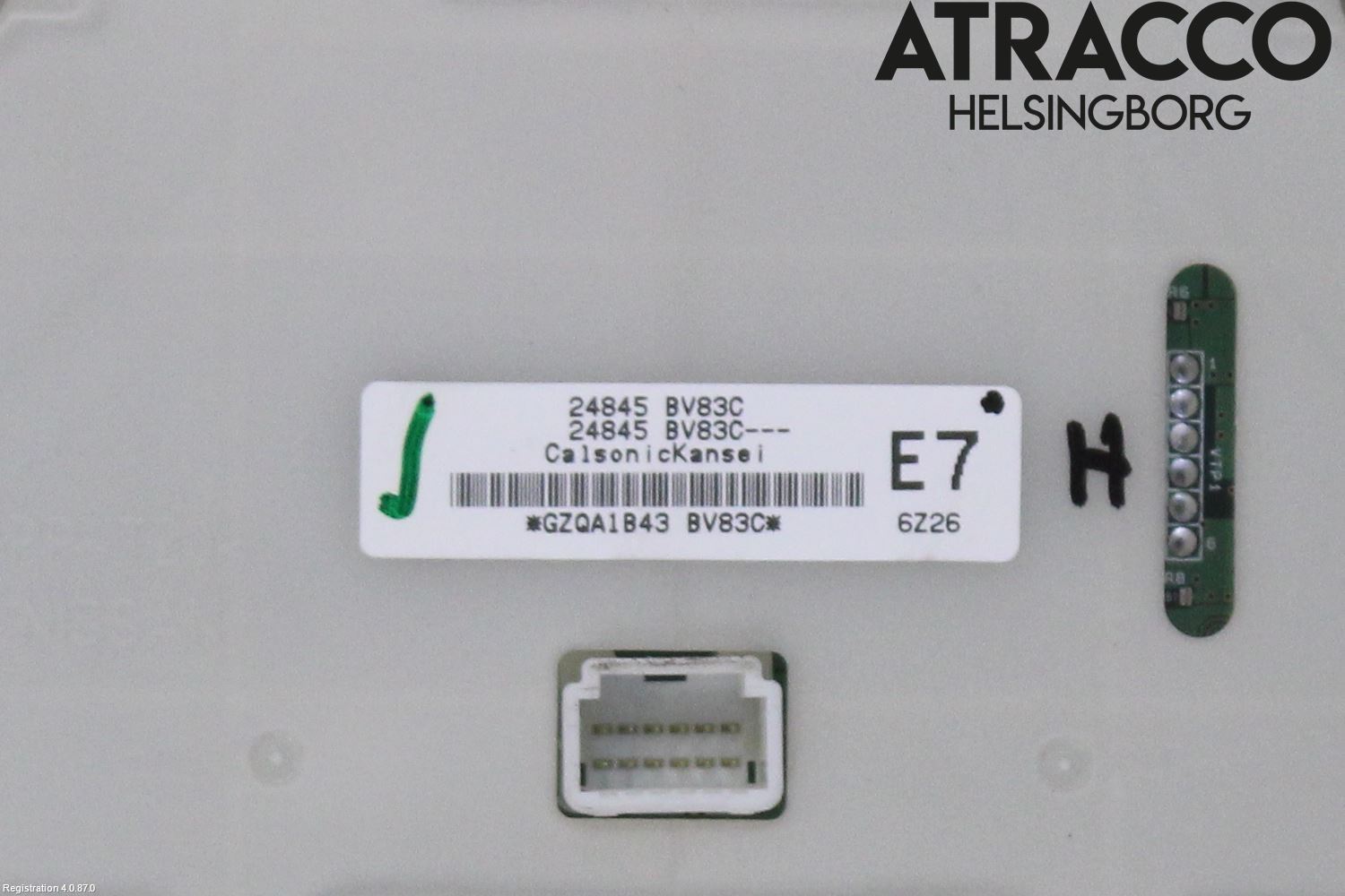 Nissan JUKE 14-19 Varme Ac Betjening-Display