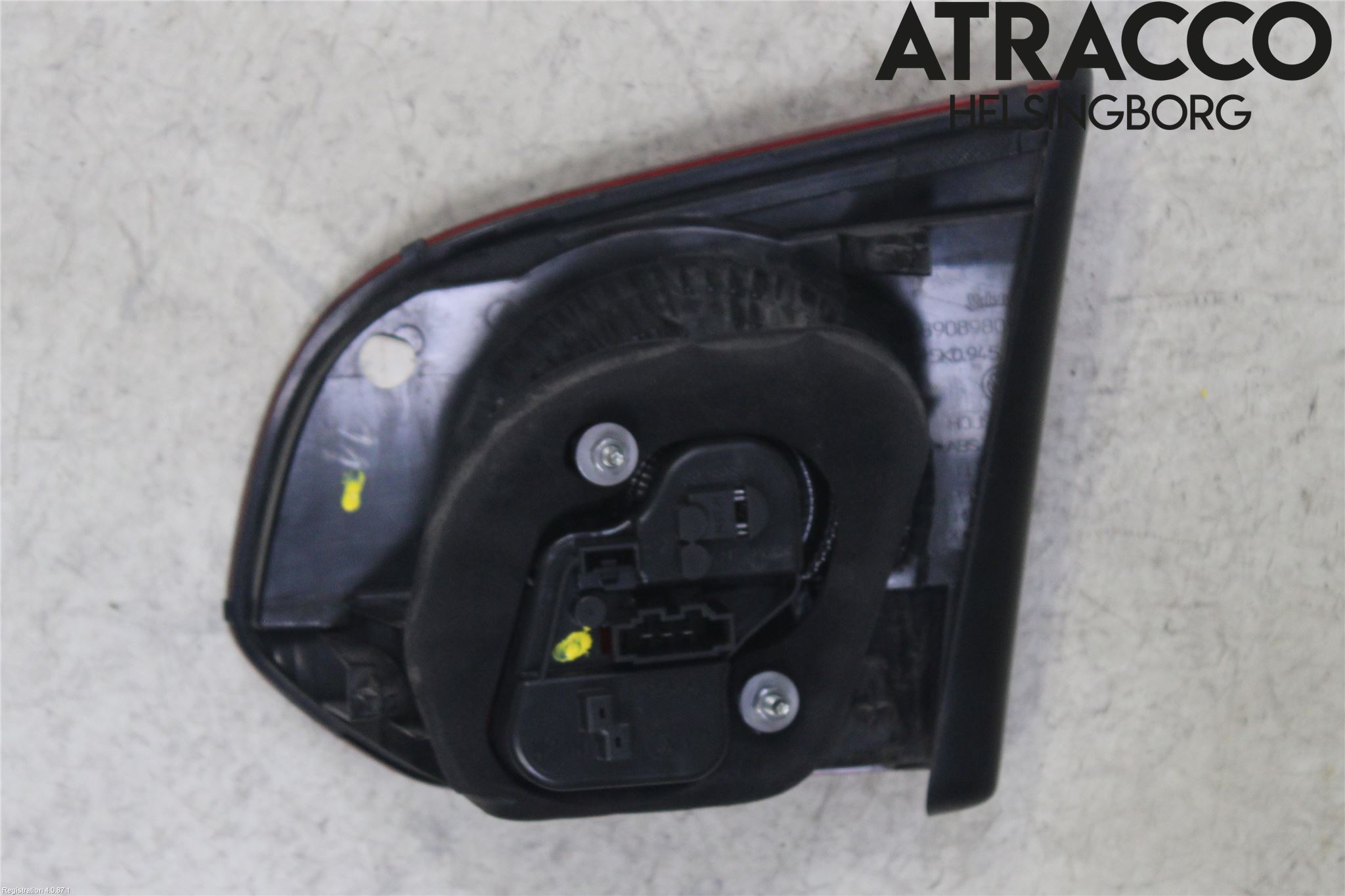 Volkswagen VW GOLF VI 09-13 Baklykt Venstre  På Luke(Indre