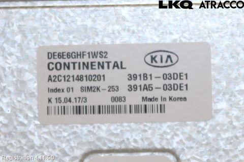 Kia NIRO (DE) 17-22 Styreenhet Innsprøytning