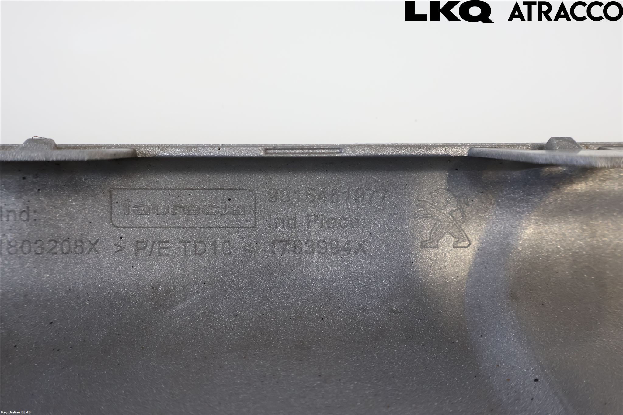 Peugeot 2008 13-20 Spoiler Foran