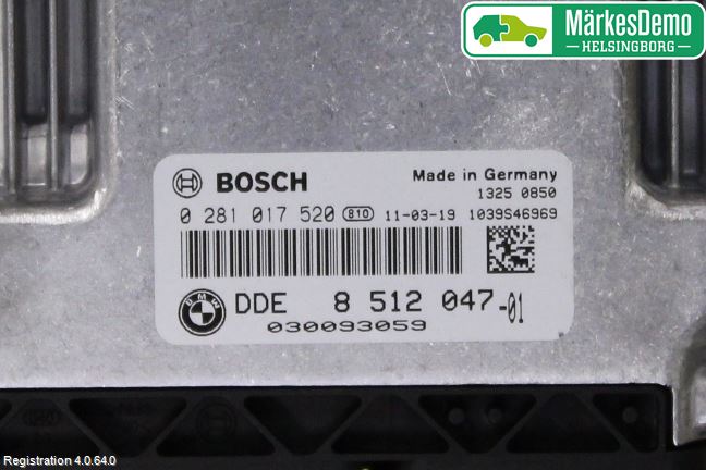 BMW 3 E90/91 SED/TOU 05-12 Styreenhet Dieselpumpe