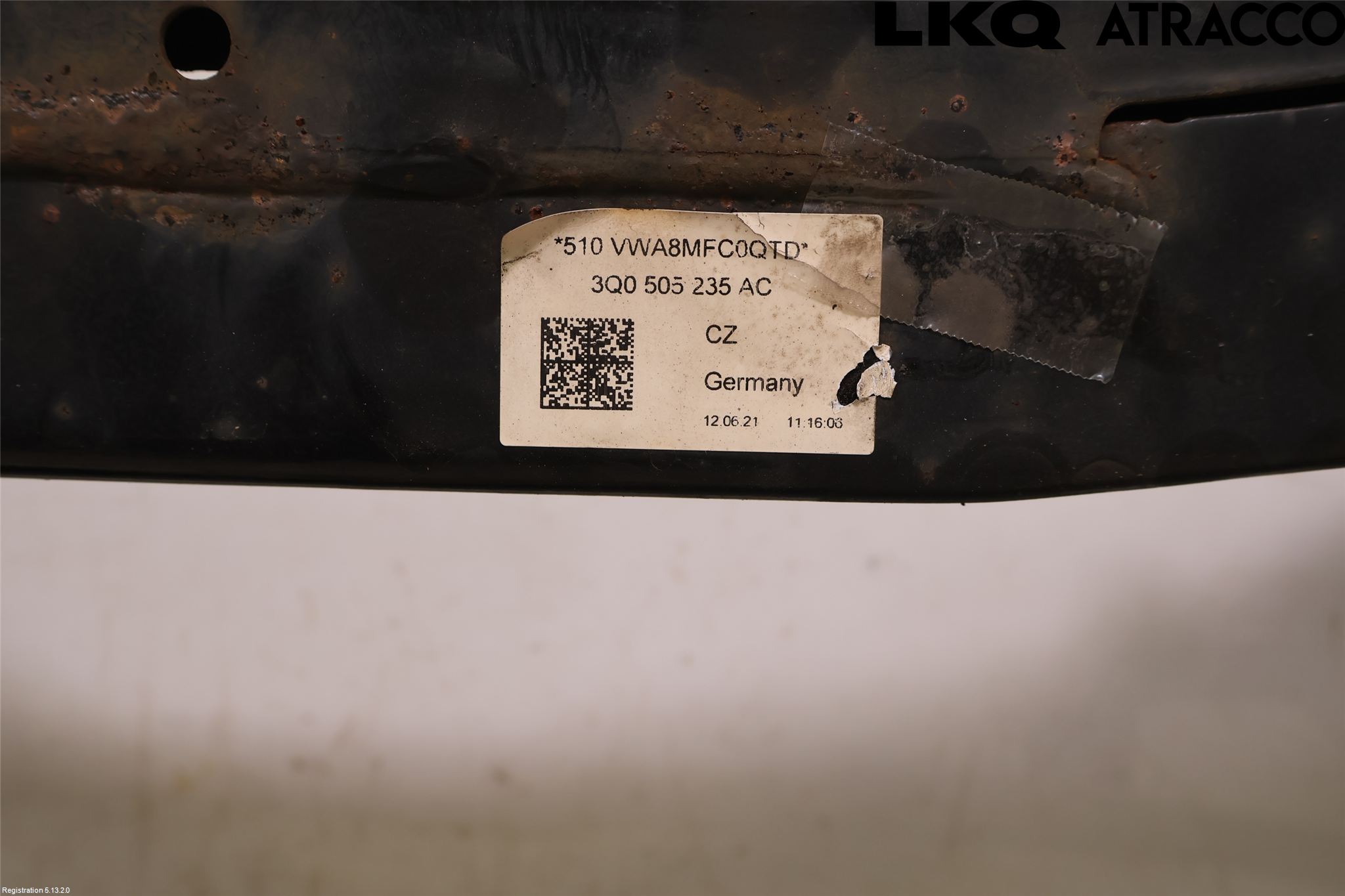 Volkswagen VW ARTEON 17- Bakaksel Feste Travers-Ramme