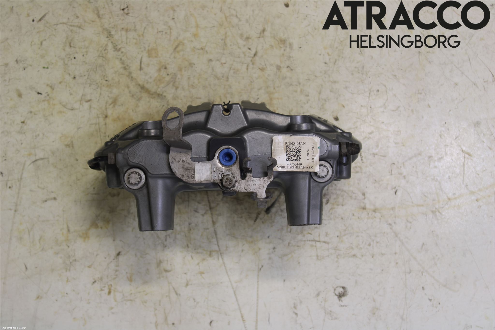 Porsche PANAMERA 09- Bremsecaliper Bak Venstre