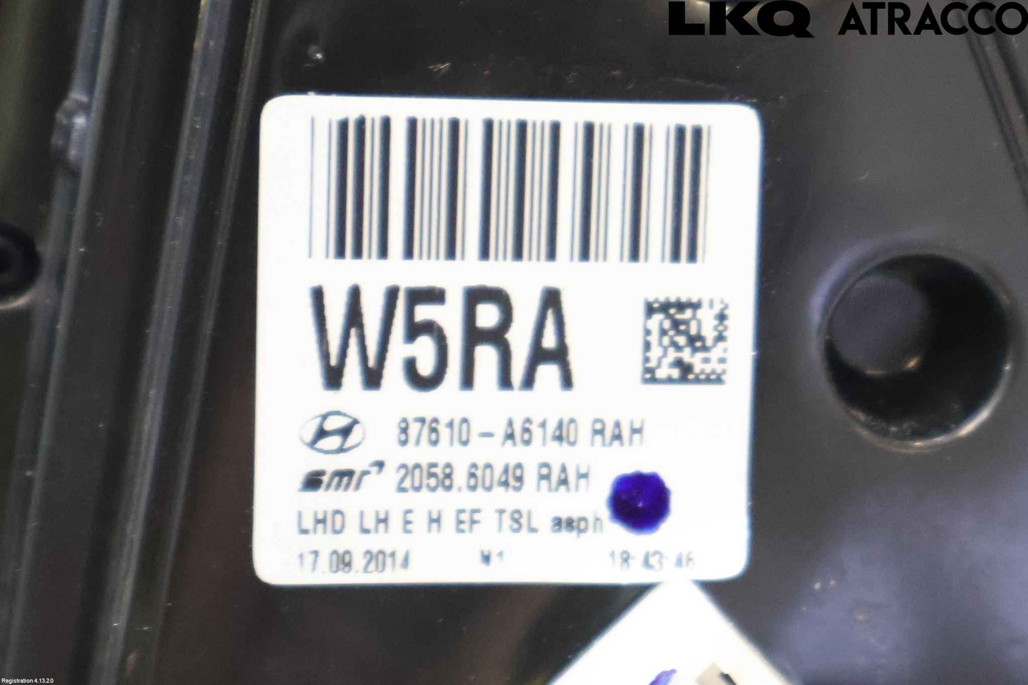 Hyundai i30 GD 13-17 Speil V M-El Justering
