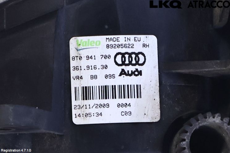 Audi A5 07-16 Frontlykt-Kurve-Tåkelys