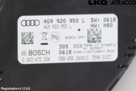 Audi A6 ALLROAD 12-18 Instr Kombinert