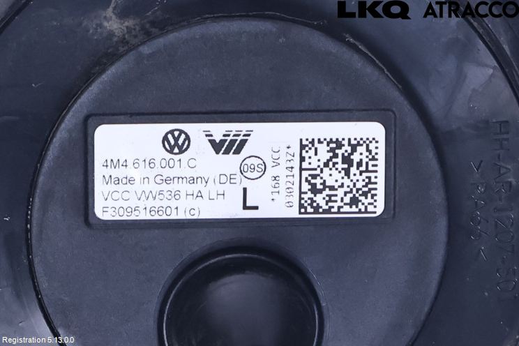 Volkswagen VW TOUAREG CR 18- Nivåreg Belg - Luftpute