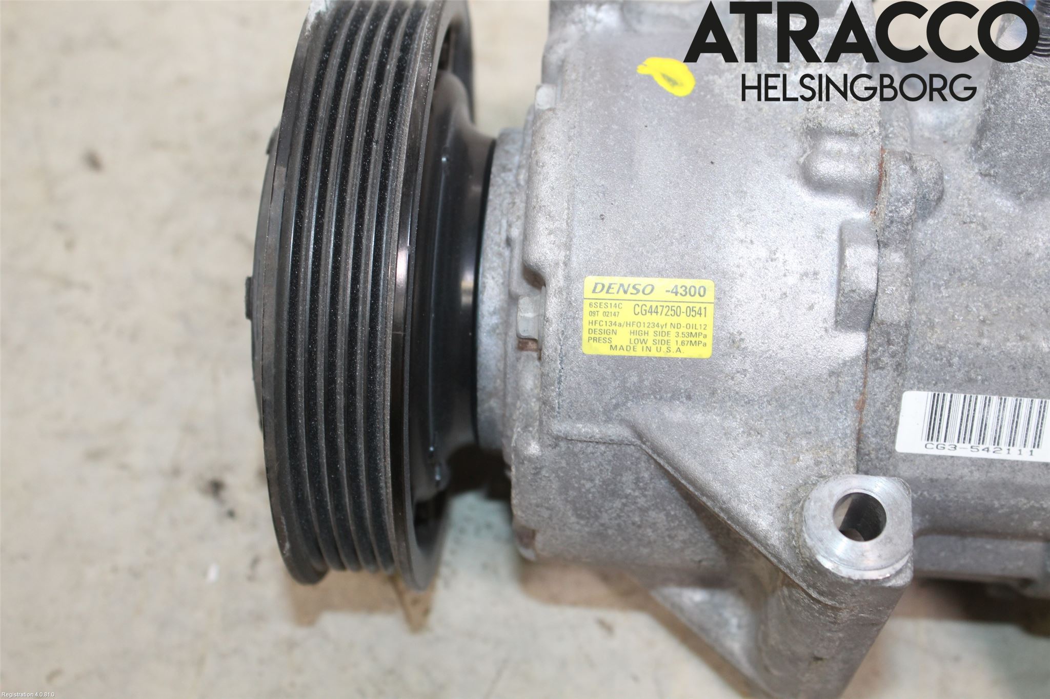 Kia OPTIMA 16-20 Varme Ac Kompressor