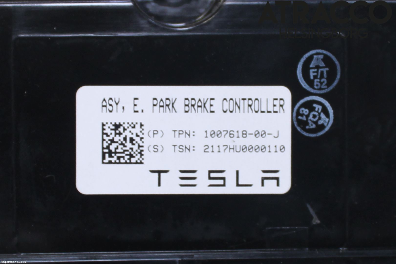 Tesla MODEL X 16- Styreenhet Parkbrems