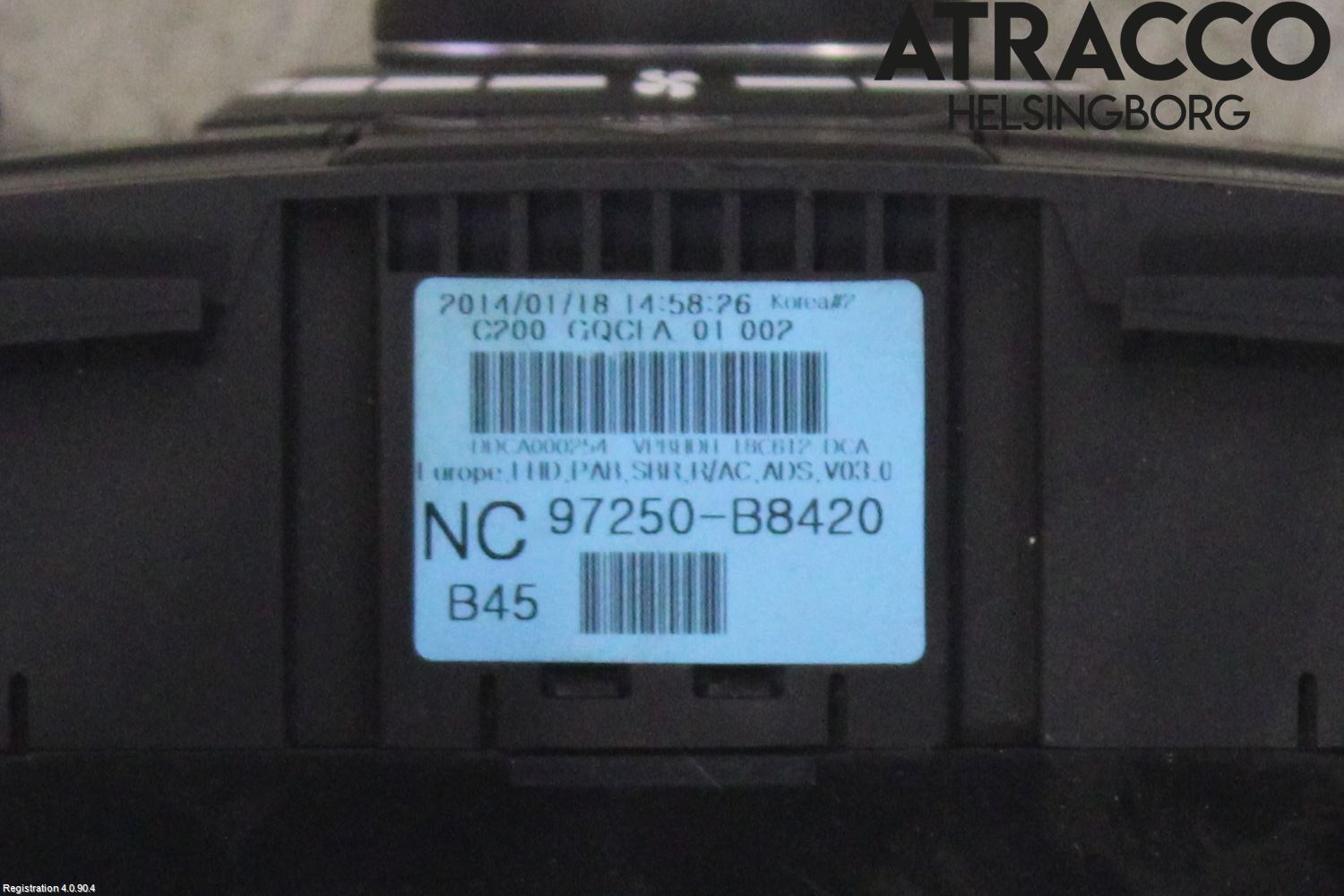 Hyundai SANTA FE 13-18 Varme Ac Betjening-Display