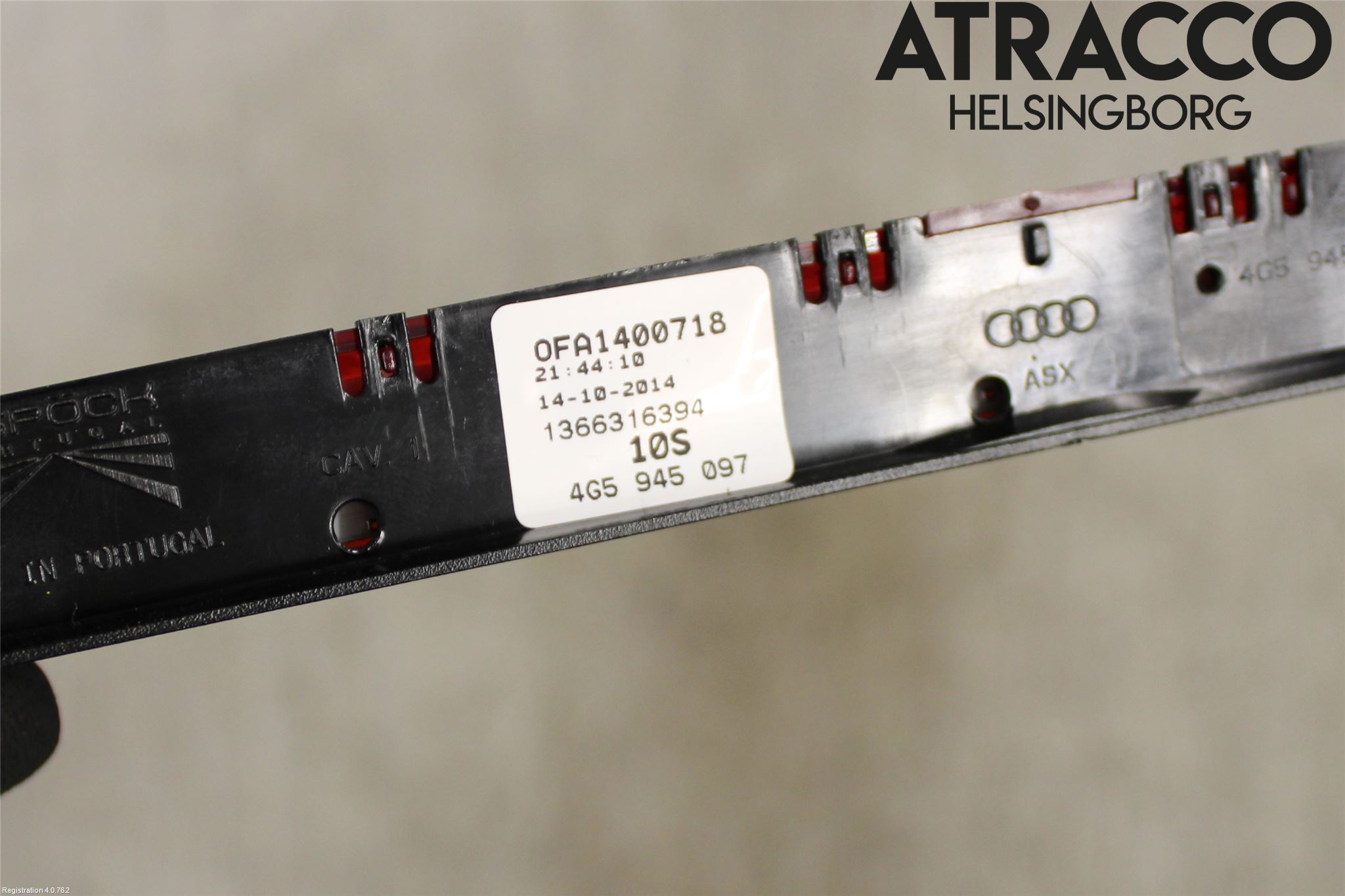 Audi A6/S6 4G 11-18 Bremselys Bakrute