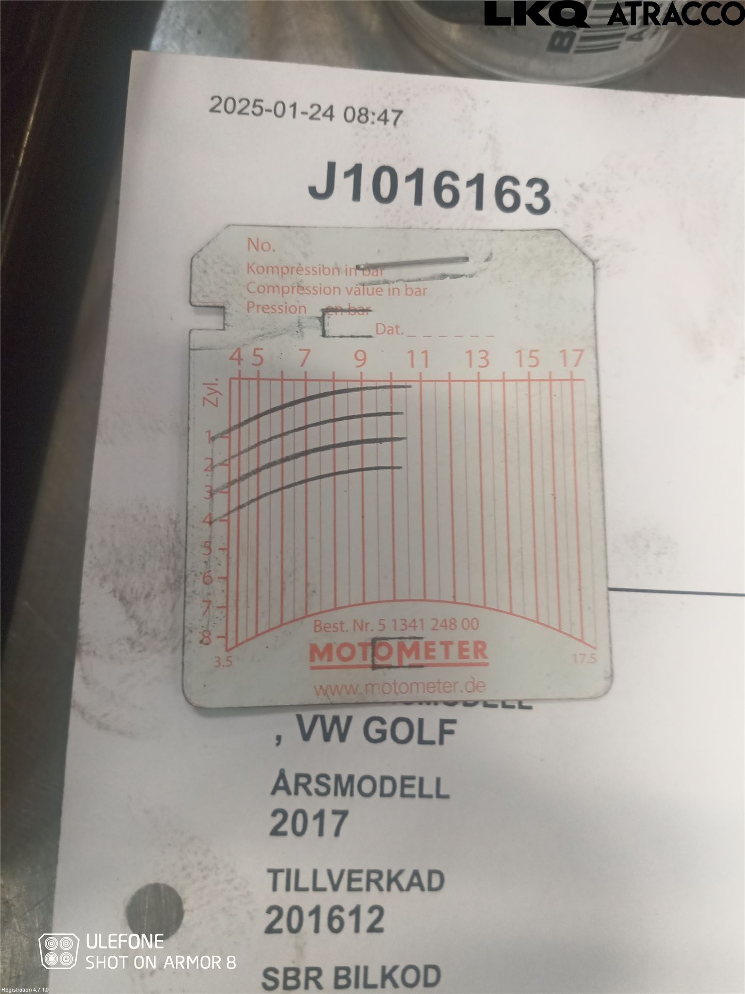 Volkswagen VW GOLF / E-GOLF VII 13-20 Motor Bensin