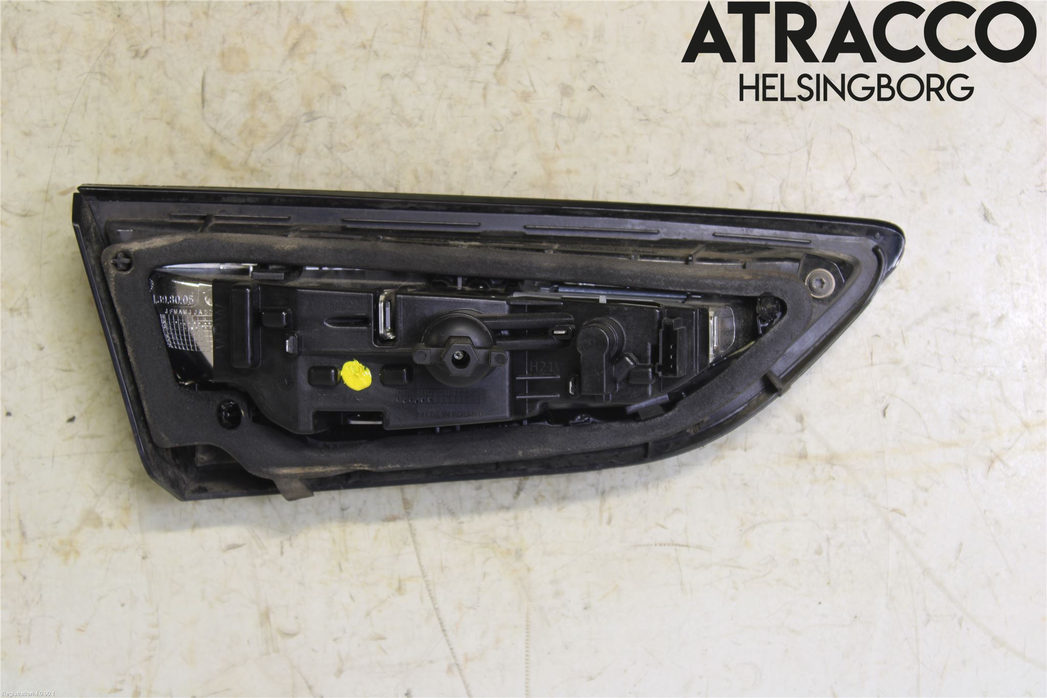 Opel ASTRA K 16-22 Baklykt Høyre  På Luke(Indre)
