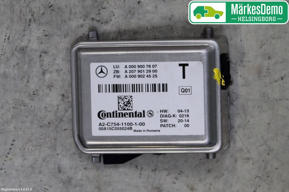 Mercedes-Benz MB A-KLASS (W176) 13-18 Sensor Kollisjonsbeskyttelse