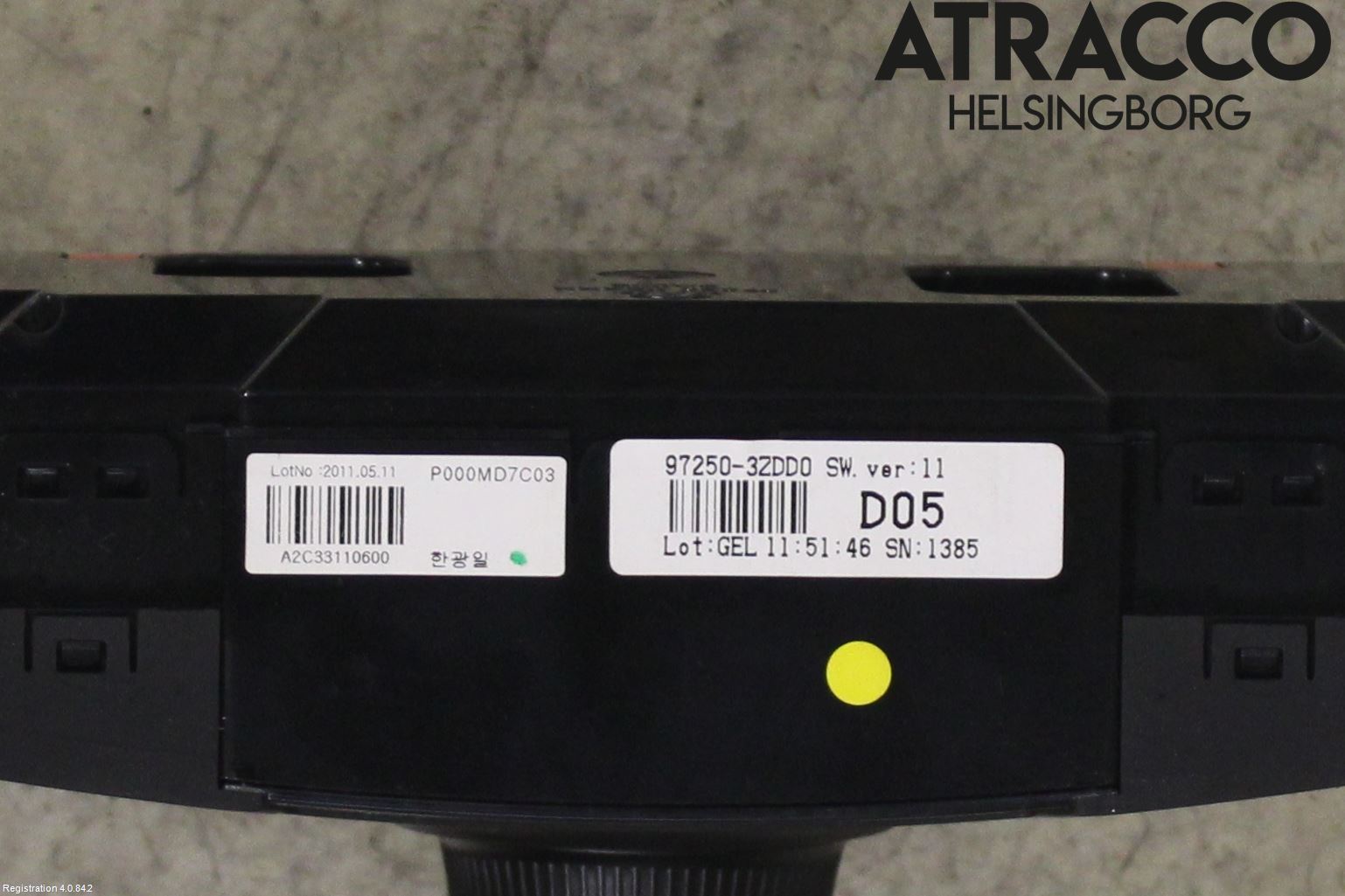 Hyundai i40 08-15 Varme Ac Betjening-Display