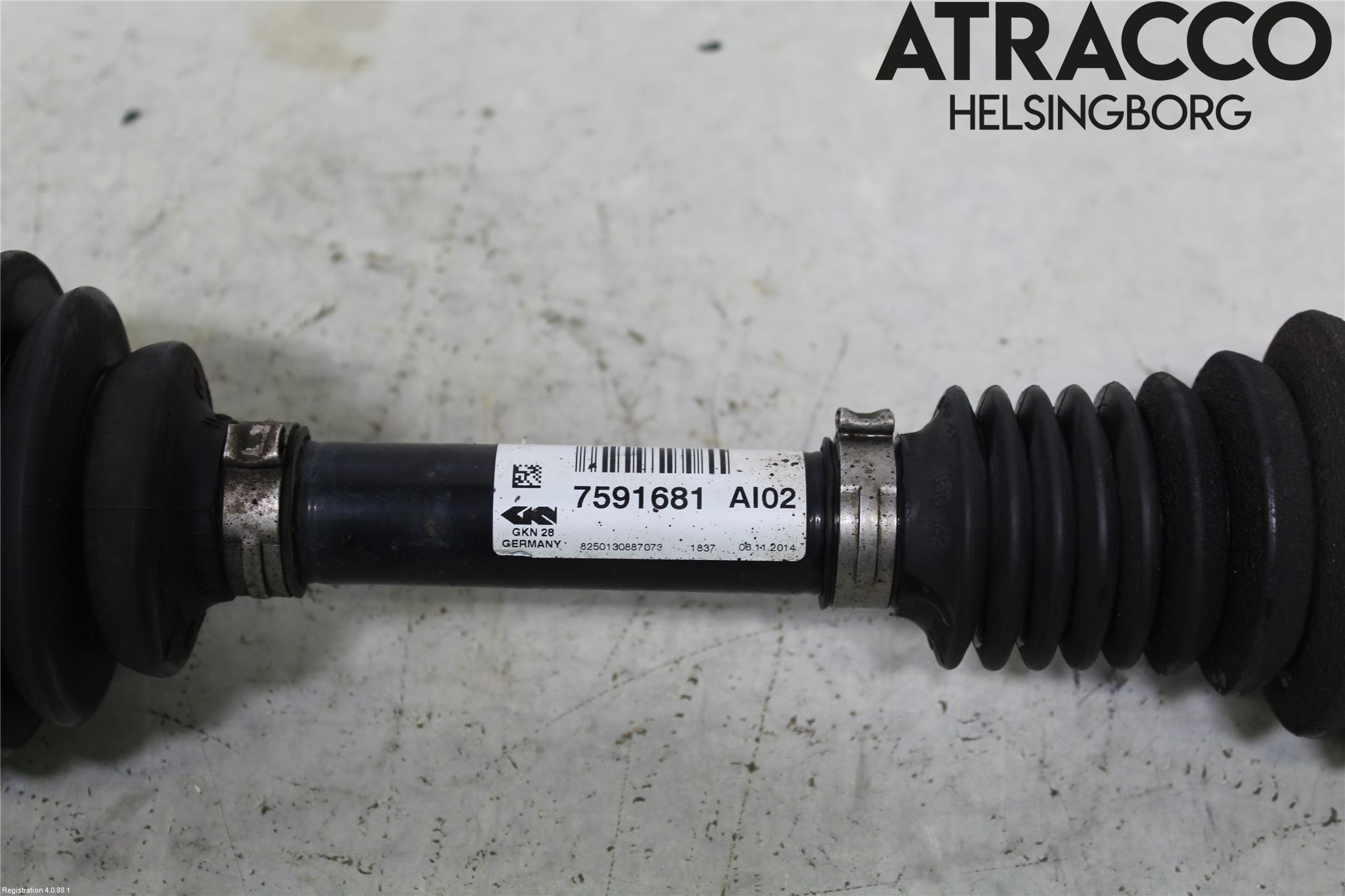 BMW X1 E84 10-15 Drivaksel Foran Kompl Venstre
