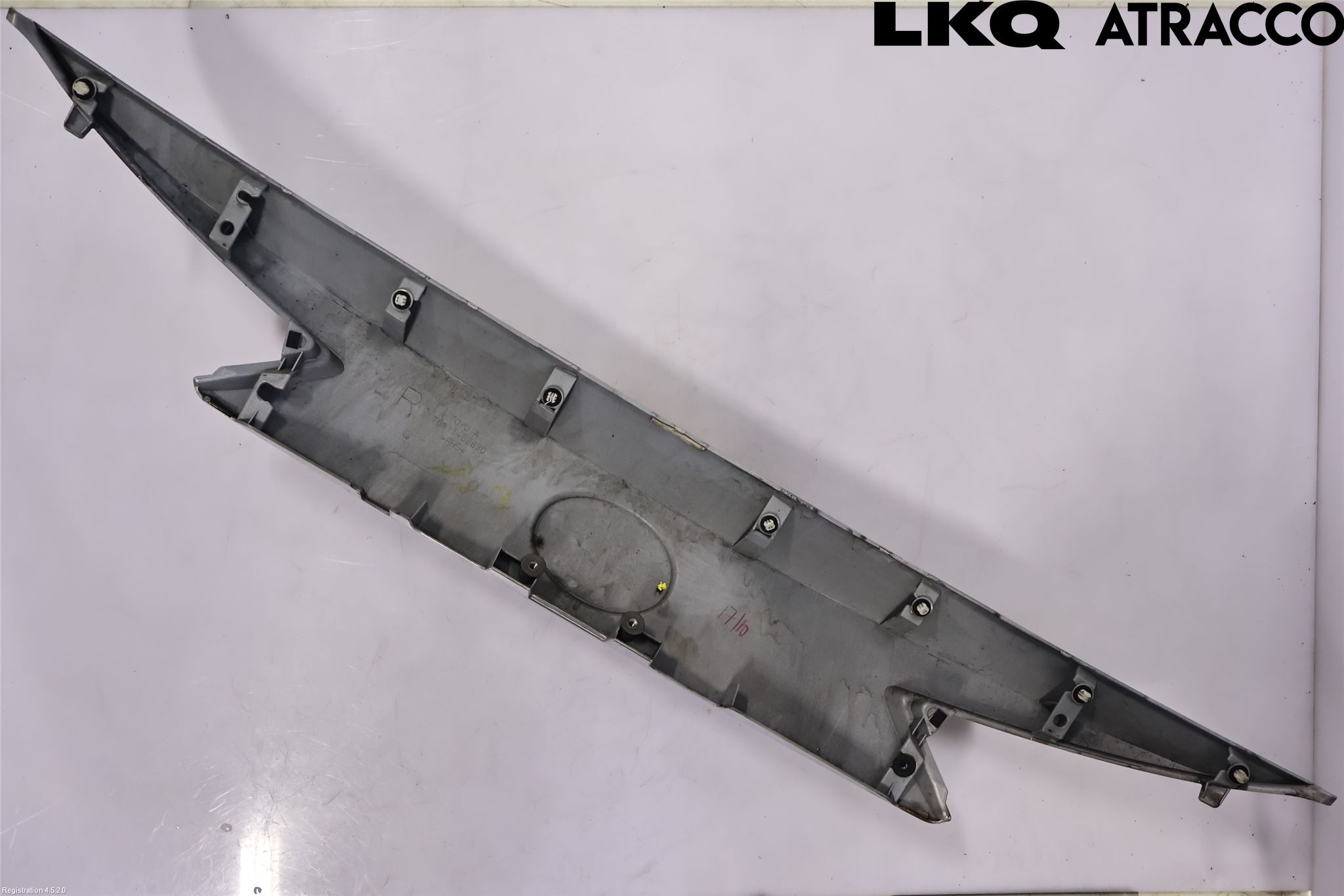 Toyota AURIS 13-19 Refleksplate - Skiltplate