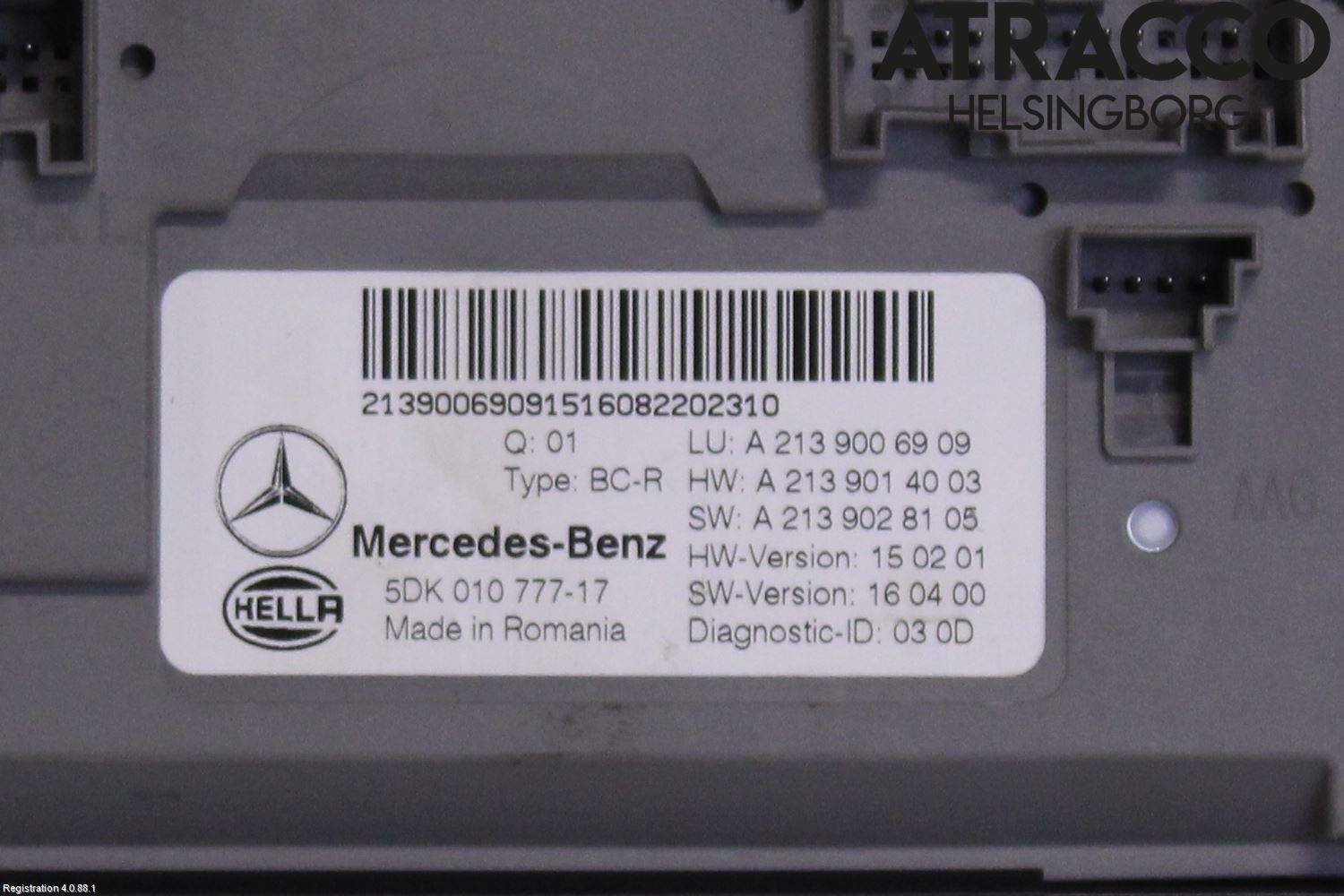 Mercedes-Benz MB E-KLASS (W213) 16-23 Styreenhet Klima