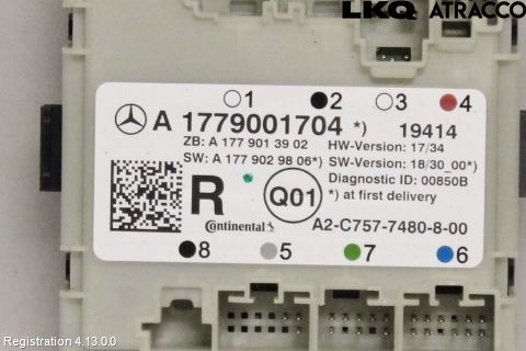 Mercedes-Benz MB A-KLASS (W176) 13-18 Styreenhet Dør