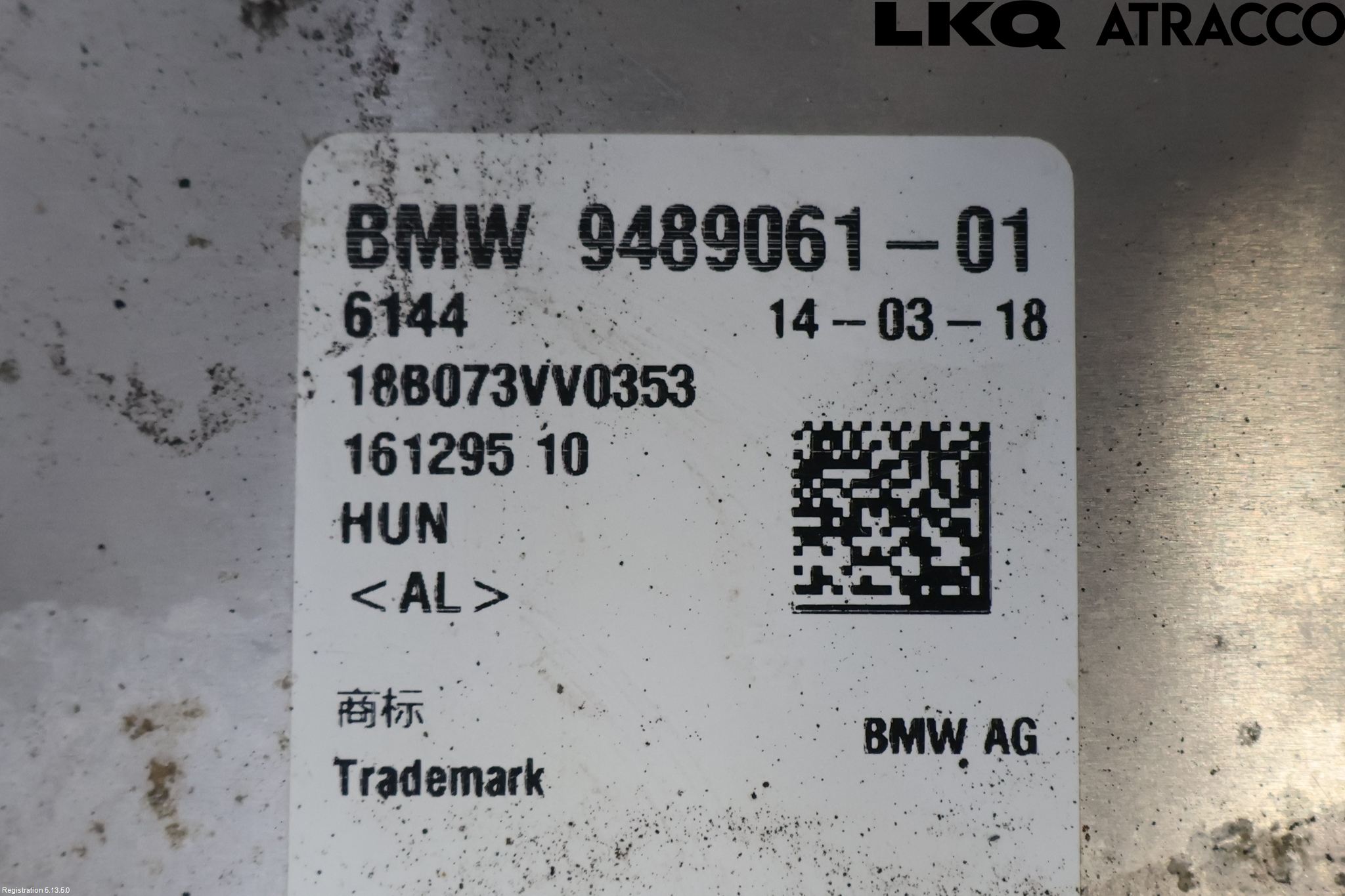 BMW 3 F30/F31/F80 12-19 Batterilader Hybrid