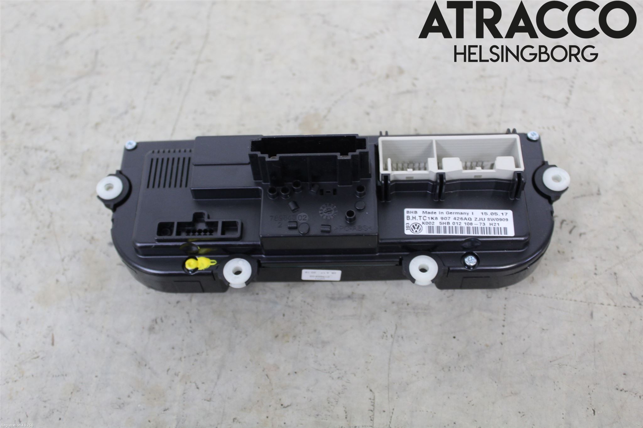 Volkswagen VW CADDY 16-20 Varme Ac Betjening-Display