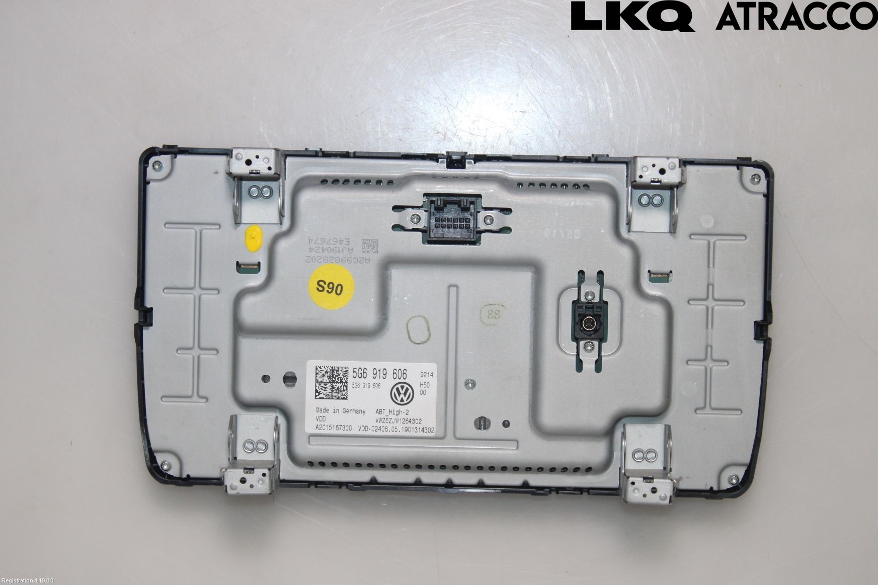 Volkswagen VW GOLF / E-GOLF VII 13-20 Multifunktionsdisplay