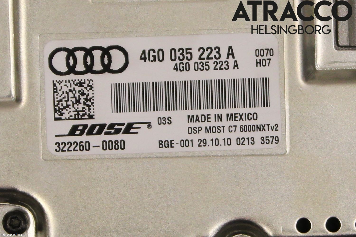 Audi A7/S7 4G 11-17 Stereo Forsterker