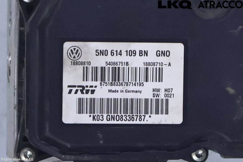 Volkswagen VW TIGUAN 07-16 Abs Hydraulikkaggregat