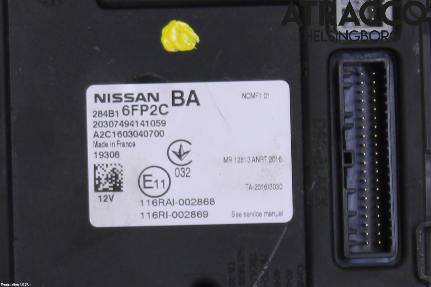 Nissan QASHQAI 17-21 Sikringsboks - Elsentral