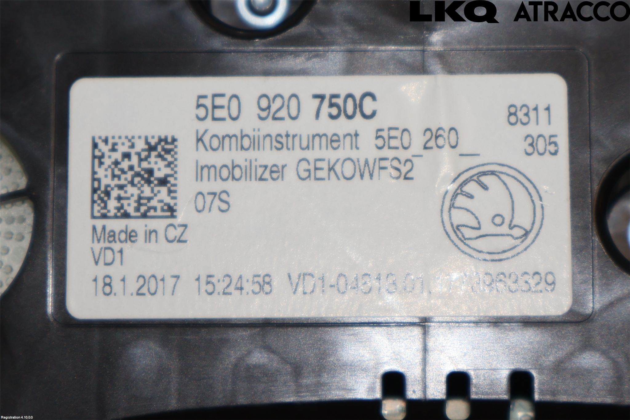Skoda OCTAVIA (5E) 13-20 Instr Kombinert