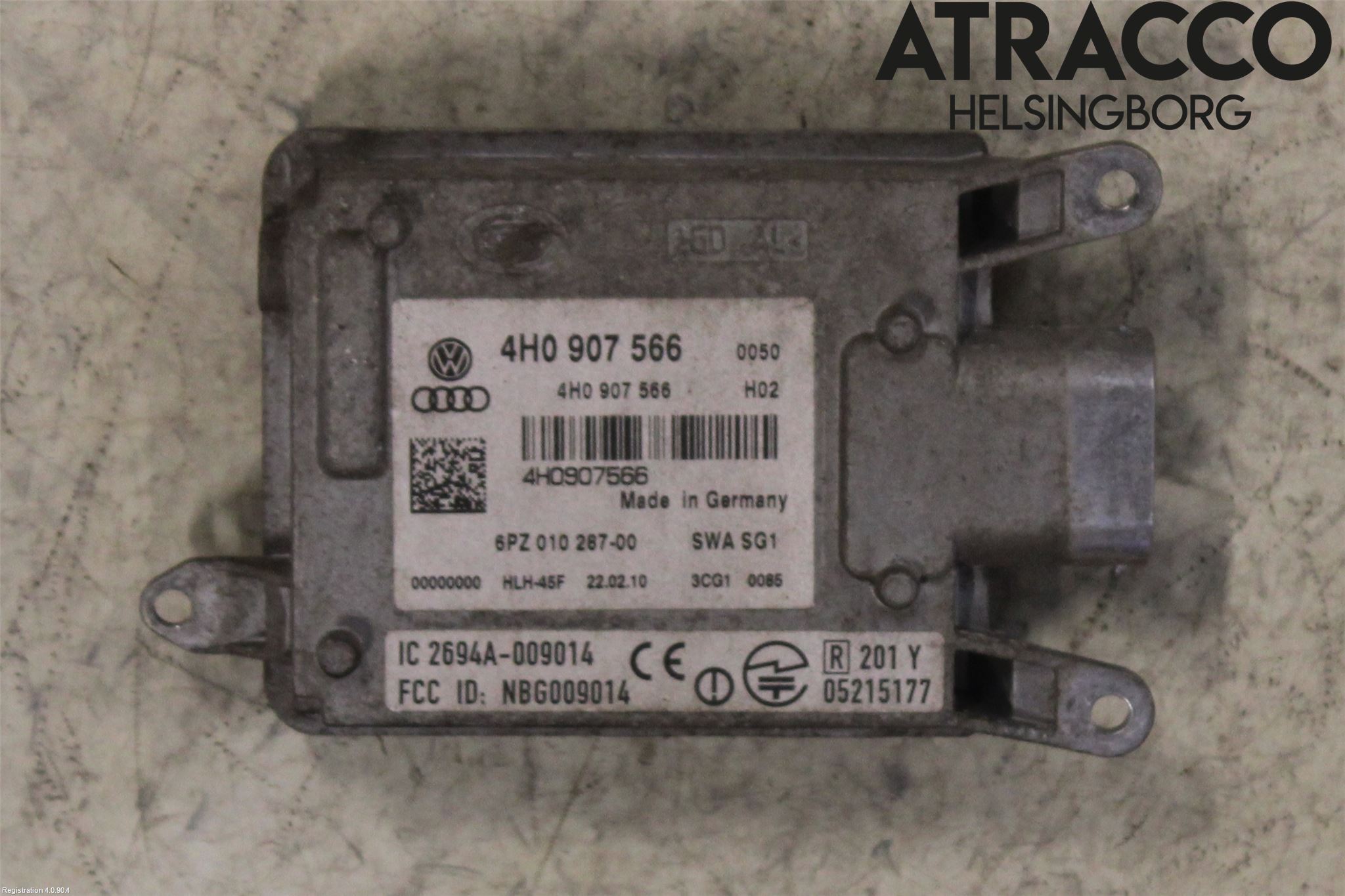 Audi A8/S8 4H 10-17 Sensor Kollisjonsbeskyttelse
