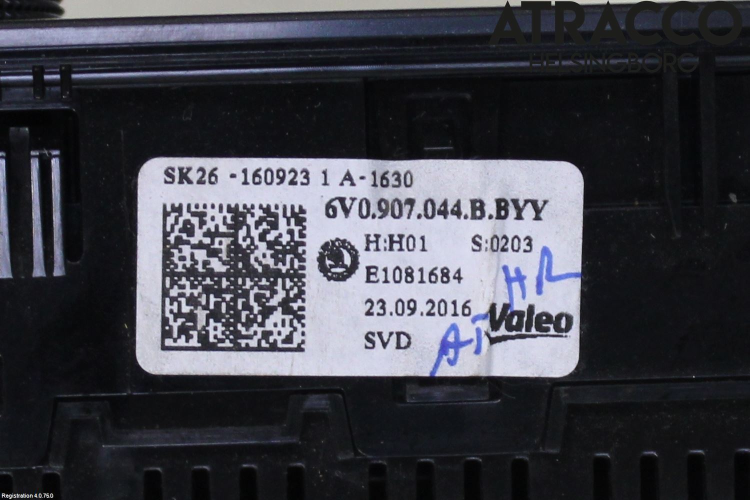 Skoda FABIA 15-21 Varme Ac Betjening-Display