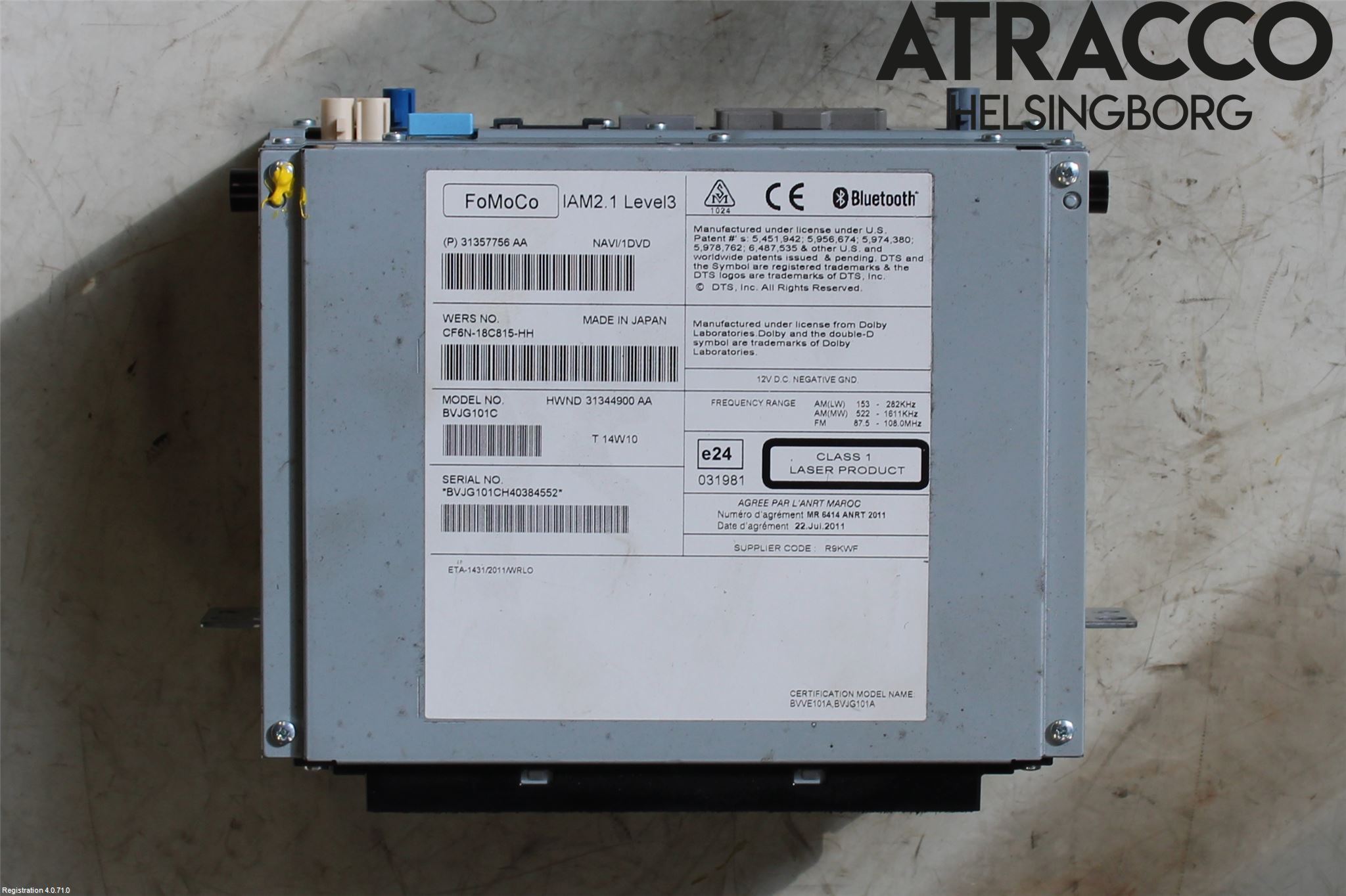Landrover RANGE ROVER SPORT (L494) 14-22 Stereo Radio Med Cd