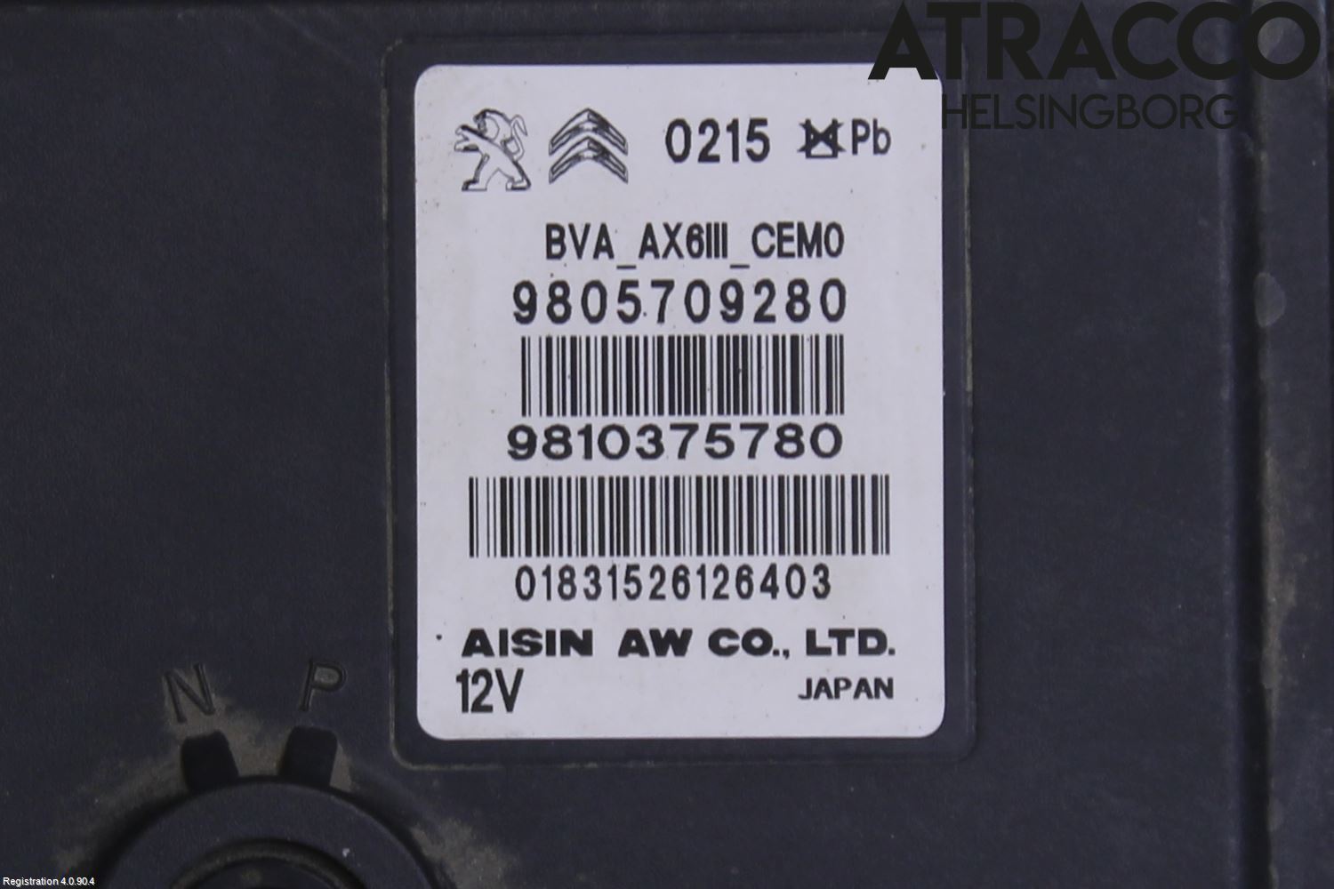 Peugeot 508 11-18 Styreenhet Gearkasse